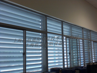 Electric blinds hollow flat